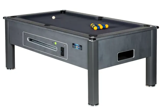 Supreme Match Pool Table Black